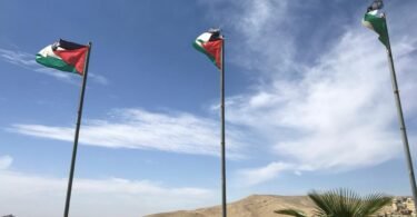 منظر عام لمدينة الكرك جنوب الأردن