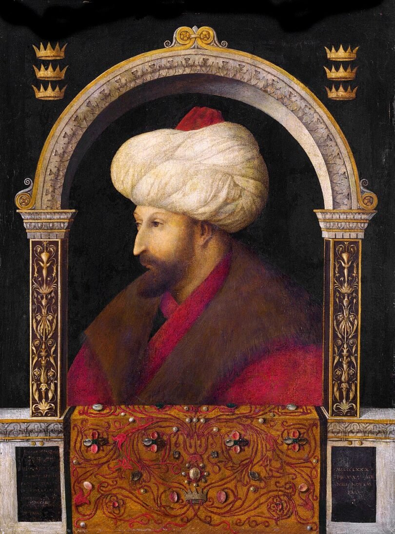 لوحة جنتيليه بيلّيني للسلطان محمد الفاتح
