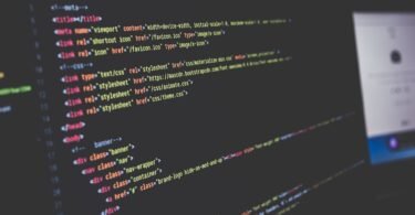 شيفرة CSS على شاشة