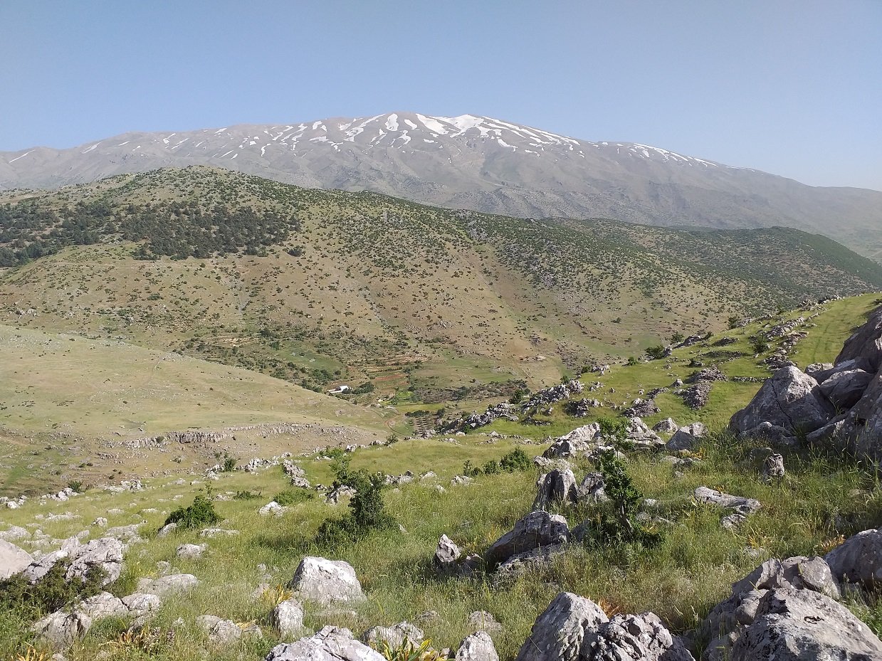 صورة أرشيفية لجبل الشيخ في منطقة الجولان