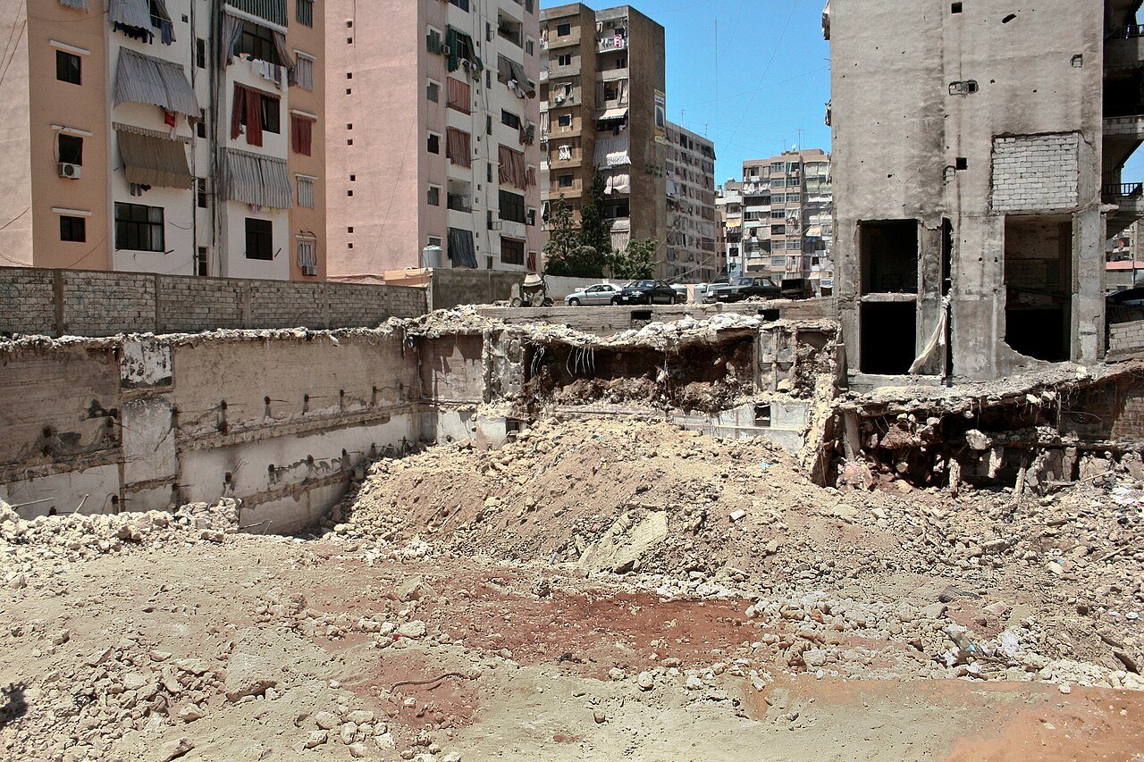 صورة أرشيفية لمبانٍ في الضاحية الجنوبية ببيروت