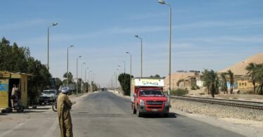 طريق صحراوي شرقي في مصر