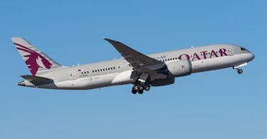طائرة بوينغ 787 دريملاينر تابعة للخطوط الجوية القطرية