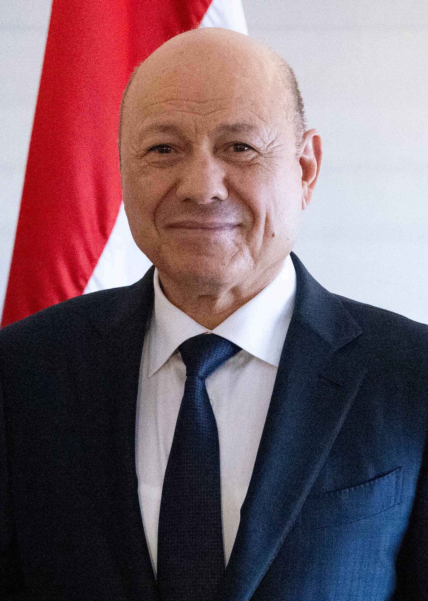 رشاد العليمي رئيس مجلس القيادة الرئاسي اليمني - صورة أرشيفية من عام 2023