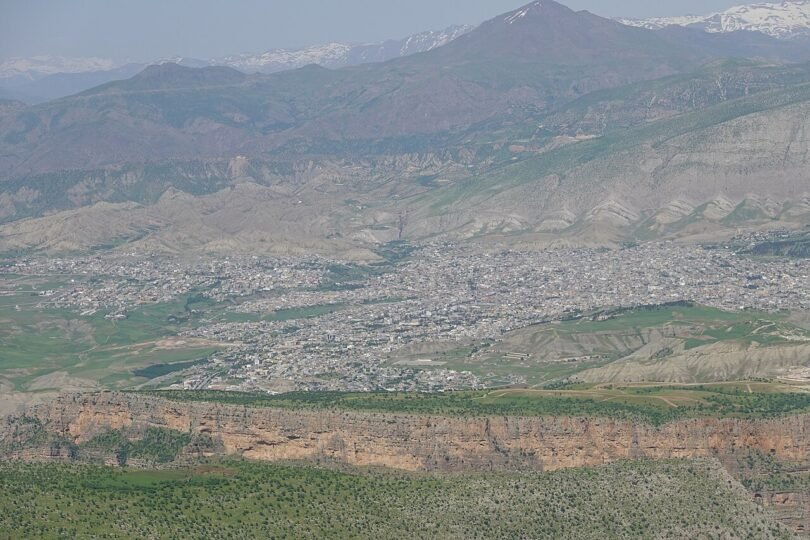 منظر عام لمدينة سوران في محافظة أربيل بإقليم كردستان العراق