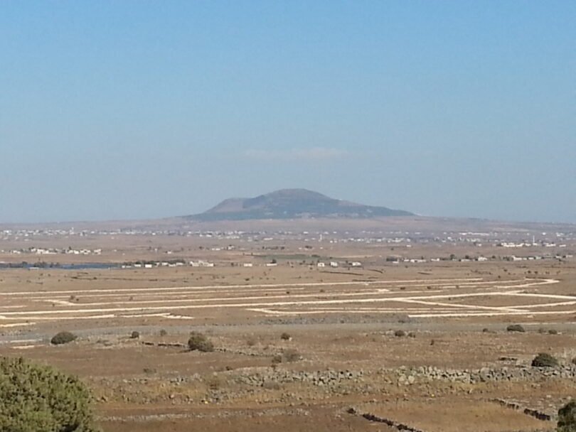 منظر لتل الحارة في جنوب سوريا قرب درعا - صورة أرشيفية